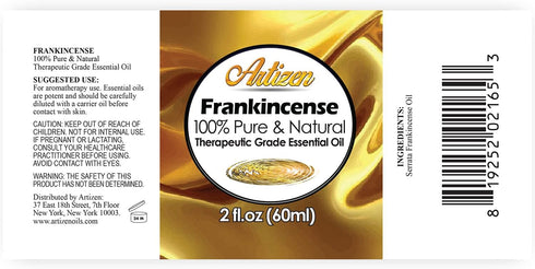 Artizen 2oz Oils, Frankincense Essential Oil, 2 Fluid Ounces