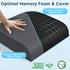 SofterCharm Tailbone, Seat Cushion, Memory Foam Office Chair Cushions for Long Sitting Hours, Chair Pad for Sciatica