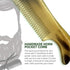 Lucky Franc's Beard Grooming Kit with Japanese Scissors & Handmade Mini Combs for Men, Mustache Trimming