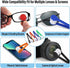 Happyupcity 5 Sun Glasses Eyeglass Microfiber Mini Eyeglasses Cleaner Spectacles Cleaner Soft Brush Cleaning Tool
