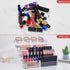 KINGROW Nail Polish Organizer, 72 Bottles Acrylic Display Rack, 6 Layers Makeup Organizer for Essential Oils