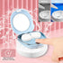 MV5 Ultrasonic Contact Lens Cleaner, Portable with USB Charger, Fits Disposable Soft, Colored & RGP OK Lenses (Blue)
