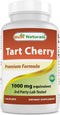 Best Naturals Tart Cherry Extract 1000 mg - 120 Count Veggie Capsules for Healthy Uric Acid & Joint Function
