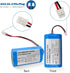 7.4V 2600mAh-19.24Wh Rechargeable Li-ion Battery Pack, Replacement Batteries for DIY Electronics
