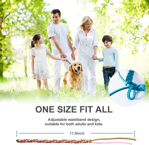 12 Pack Mosquito Repellent Bracelets, PU Leather Insect & Bug Repellent Wrist Bands for Kids & Adults, Outdoor Camping
