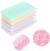 Kitchen Dishwashing Sponge Individually Wrapped, Multi-Purpose Mesh Net Scouring Pad, Odor-Free, 10 Pack for Travel