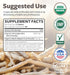 USDA Organic Ashwagandha Supplement, High Potency Pills with Black Pepper, Vegan, 2 Months Supply