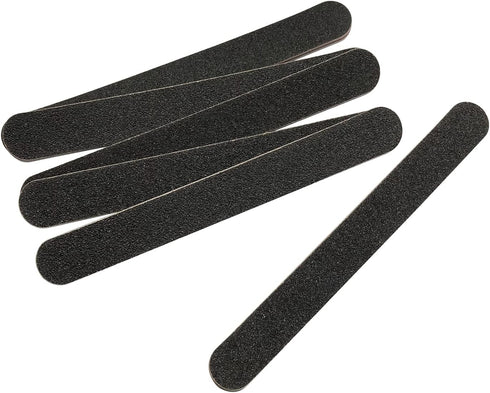 Nail File 10 PCS Professional Double Sided 100/180 Grit Emery Board Black Manicure Pedicure Tool