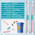 Sonic Electric Toothbrush (2-Pack, White and Pink) - Waterproof Portable Mini Design for Daily Oral Care, Travel