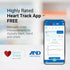 A&D Medical One Button Wrist Blood Pressure Monitor (5.3-8.5"/13.5-21.5 cm Cuff), Easy to Read Digital LCD Screen,