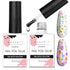 Makartt Nail Foil Glue Gel, Strong Adhesion Foil Transfer Gel, 15ML, 2pcs, Soak Off Nail Foil Kit for Manicure