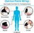 Arctic FIex Ice Pack for Back - Reusable Hot & Cold Gel Wrap for Injury Pain Relief - Cooling Therapy for Lower Lumbar, Sciatica & Stiffness - Flexible Pad w/Compression for Tailbone & Pelvic Support