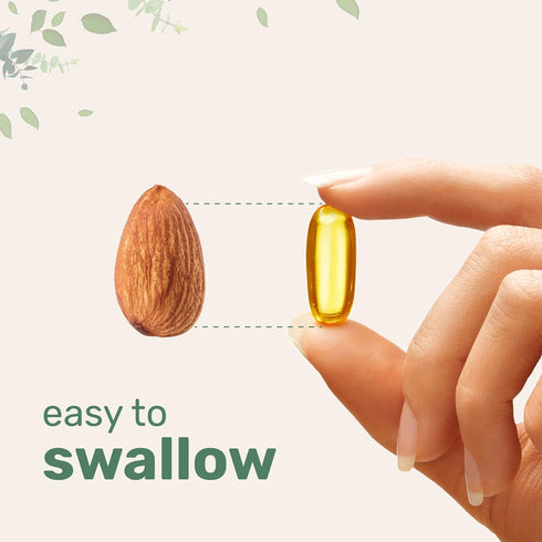 Flaxseed Oil 1400mg Softgels, 300 Counts | Cold Pressed, Rich in Omega 3, Support Heart Health & Immune System