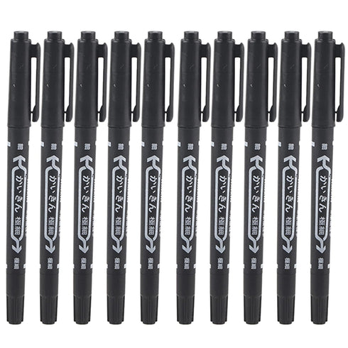 Tattoo Marking Pen, Double End Skin Marker Piercing Positioning Tool, Removable Markers for Aesthetic Procedures