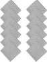 SPUDZ 12 Pack Microfiber Cleaning Cloths, Large 6" x 6" Inches