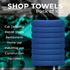 Avalon Towels Cotton Shop Rags - (Pack of 100) Size 12x14 Inches Cleaning Rags, Absorbent Shop Towels for Automobiles,