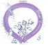 Neck Cooling Tube Reusable Ice Cooler Ring, Instant Cooling Below 15°C for Summer Outdoor & Indoor Use (Purple)