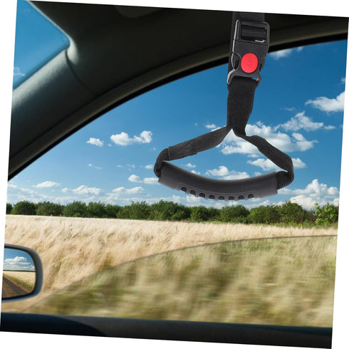 PERSELOSO Car Grab Handle Grips Safety Bed Assist Strap for Seniors Elderly and Handicapped Multi-Purpose Car and Bed