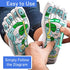 Acupressure Reflexology Socks for Women & Men - Foot Massage Five Toe Separate Socks with Cotton Reflexology Charts &