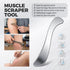 Outus 4 1 Set, Set in Stainless Steel Muscle Fascia Scraper Tool Gua Sha Muscle Scraper for Soft Tissue Mobilization
