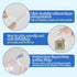 280PCS Small Finger Cots - Disposable Finger Gloves Rubber Protectors for Beauty Nail Art Tattoo Industrial (White)