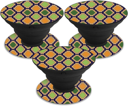 MightySkins Skin for PopSockets (3 Pack) - Aztec Tile | Unique Vinyl Decal Wrap Cover | Protective, Durable, Easy to
