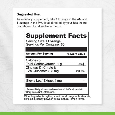 Lozenge Immunity, 23 60 Lozenges DaVinci Labs Zinc - Dietary Supplement to Support Fertility, Joint Health and Skin*