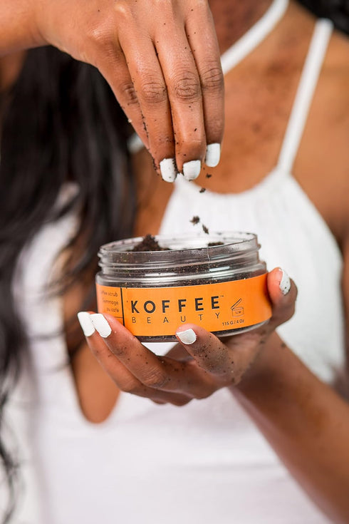 Pumpkin Spice Coffee Scrub - Exfoliating Body and Face Scrub for Naturally Radiant Skin - 4 Oz