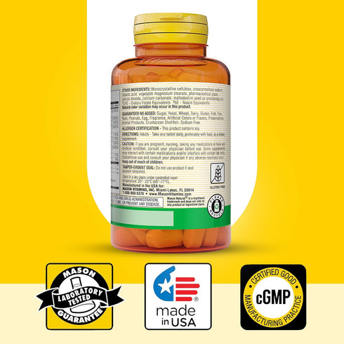 MASON NATURAL Ultra B100 Complex, 100 Day Supply for Normal Immune Support and Energy Metabolism