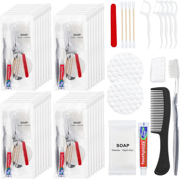 Travel Toothbrush Kit, Hygiene Kit Comes in A Double Sealed Individual Package,