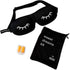 Mumi Sweet Dreams Kit - 3D Memory Foam Sleeping Mask with Adjustable Strap, Blocks Light Effectively, Includes Ear