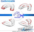 Mouthguard - One Size Fits All Premium Set of 6 BPA Free Moldable Customizable Medical Grade Mouth Guard