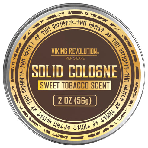 Viking Revolution Sweet Tobacco Solid Cologne for Men, 2 Oz - Travel Cologne Balm (1 pack)
