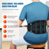 CUEHEAT Back Brace for Lower Back Pain Relief, Adjustable Support Belt with 5 Stays for Scoliosis and Heavy Lifting