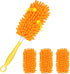 SetSail Dusters for Cleaning Compatible with Swiffer Small Microfiber Duster Refills 4pcs
