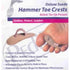 Hammer 3/Pack PediFix Toe Crest Suede Medium Left