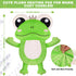 Microwave Heating Pad for Period & Cramps Pain Relief, Cute 16 × 12.6'' Microwavable Menstrual Cramp Relief Pad - Frog