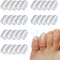 hautllaif Silicone Anti-Friction Toe Protector, 30 Pcs Gel Toe Protectors Breathable Toe Covers,