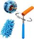 Microfiber Duster for Cleaning: Telescoping Extension Pole Mini Dusters for Car, Window, and Office