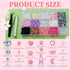 FANDAMEI Nail Art Kit, Nail Charms and Gems, Rhinestones for Nails, Bow and Flower Charms for Nail Design