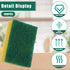 zisiueel 100 Pcs Heavy Duty Cleaning Scrub Sponges for Kitchen Abrasive Scrubber Sponge Bulk One Scouring Scrubbing One
