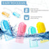 Zopeal 16 Sets Baby Finger Toothbrush, Soft Silicone Toothbrush for Toddler Oral Cleaning and Massaging