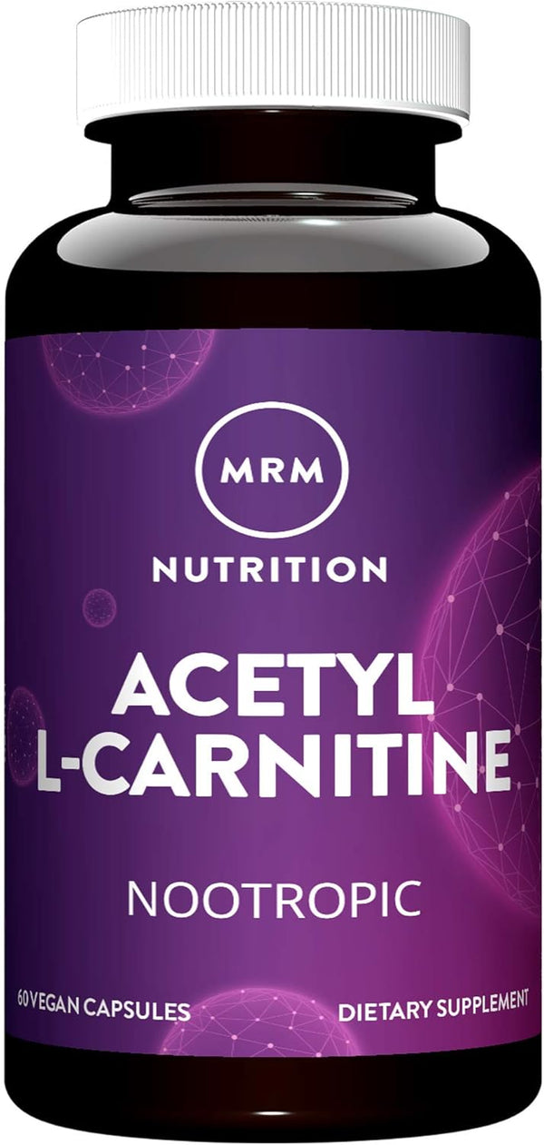 MRM Acetyl L-Carnitine, 500mg Per Capsule, 60 Vcaps