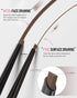 Waterproof Brown Eyebrow Pencil for Women, Filler with Brush for Blondes