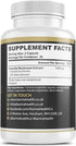 Tremella Mushroom Extract Supplement - Organic Skin Supplement, Compressed Snow Mushroom Powder Capsules, Vegan & GMO