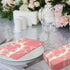 Zonon 50 3 13x16 Inch Pcs Pink Marble Guest Towel Disposable Bathroom Paper Napkins Decorative Hand Towels Ply Beverage