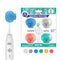 GuruNanda Brush Pods (4 Pack) - Toothbrush Head Cover for Manual & Electric Brushes, Clip-On Protector