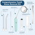 Electronic Tonsil Stone Remover Vacuum Kit with 3 Suction Modes, Oral Lamp, Irrigator, 5X Mirror, Instant Suction Tool