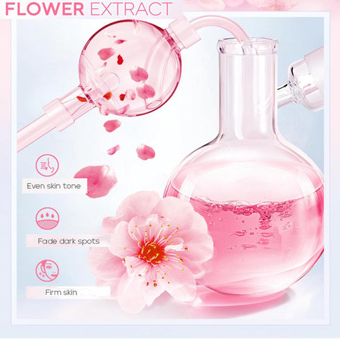 Cherry Blossom Skincare Sets, Skincare Gifts for Teenage Girls, Facial Kit, Pamper Sets for Women, Skin Care Sets &