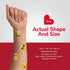 BioSwiss Emoji Shaped Bandages - Fun Self Adhesive Latex Free Sterile Wound Care for Kids, 50 Count First Aid Kit